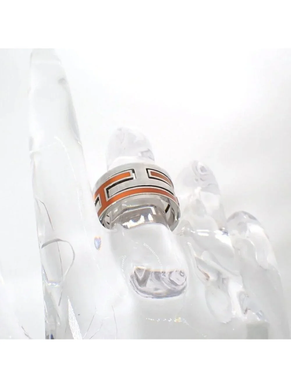 Hermes D'h Ring Silver